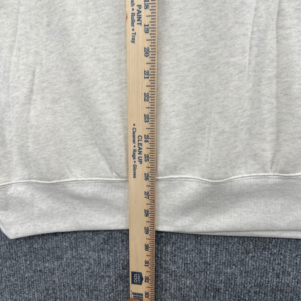 Wild Fable Sweatshirt Womens XL Heathered Gray Oversized Crew Minimalist Lounge‎ - Picture 6 of 7